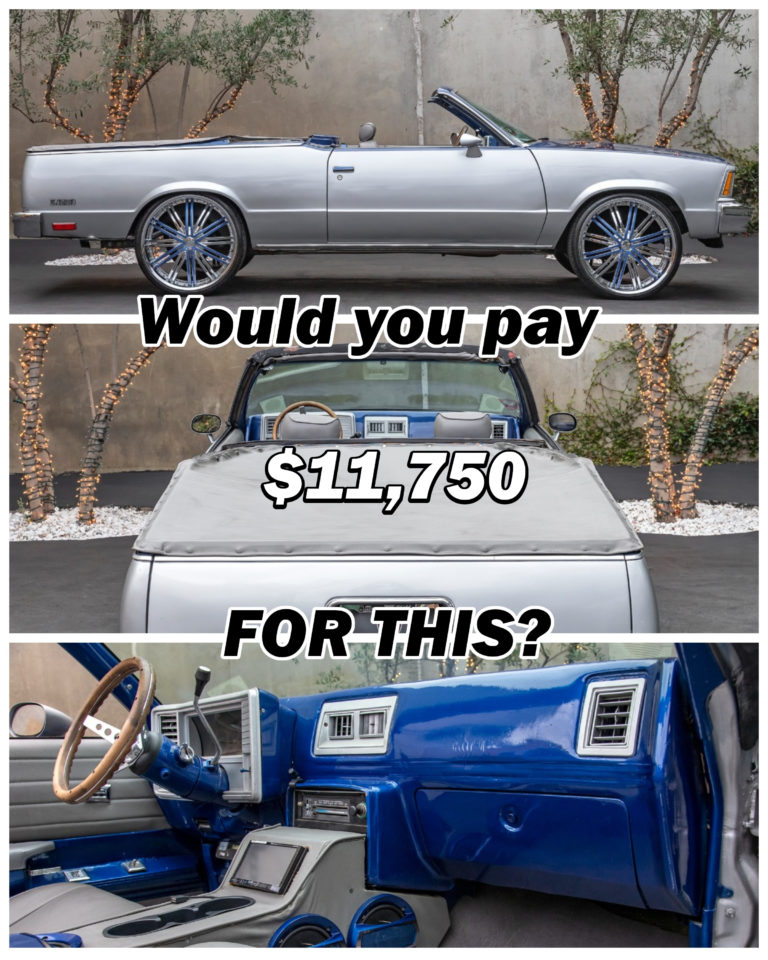 Convertible El Camino for almost $12,000