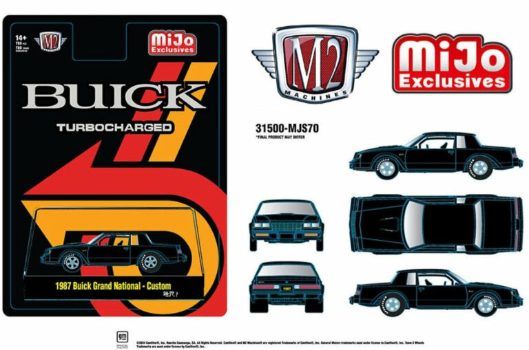 M2 Machines MIJO Exclusive 1987 Buick Grand National Custom – 31500-MJS70